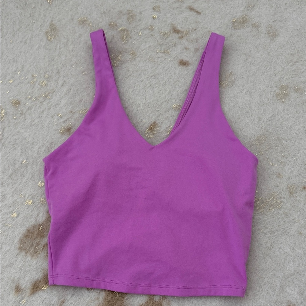 All in Motion Fuschia Crop Top